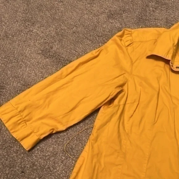 Miss Lili yellow shirt size L - Picture 5 of 7
